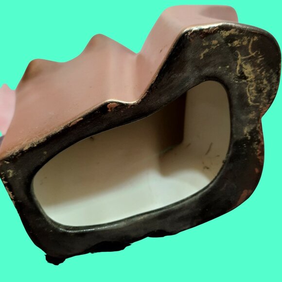 Vintage 80s Lindsey B Balkweill Memphis Style Ceramic Kissing Man Woman Statue - Picture 9 of 9